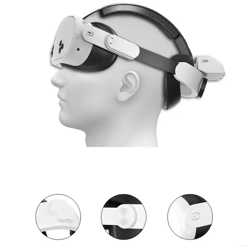 Headband for MQ 2 3 3S Gaming Head Strap Balanced Weight Distribution Q84A