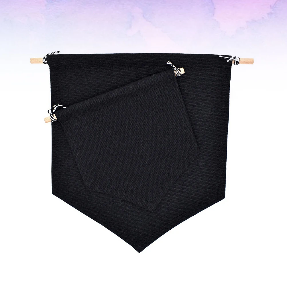 

2 Pcs Wall Decoration Brooch Banner Pin Display Hanging Badge Pennant for Bamboo