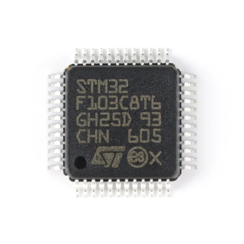 Genuine Original STM32F103C8T6, LQFP‑48 Package, ARM Cortex‑M3 Core 32‑Bit Microcontroller MCU Chip