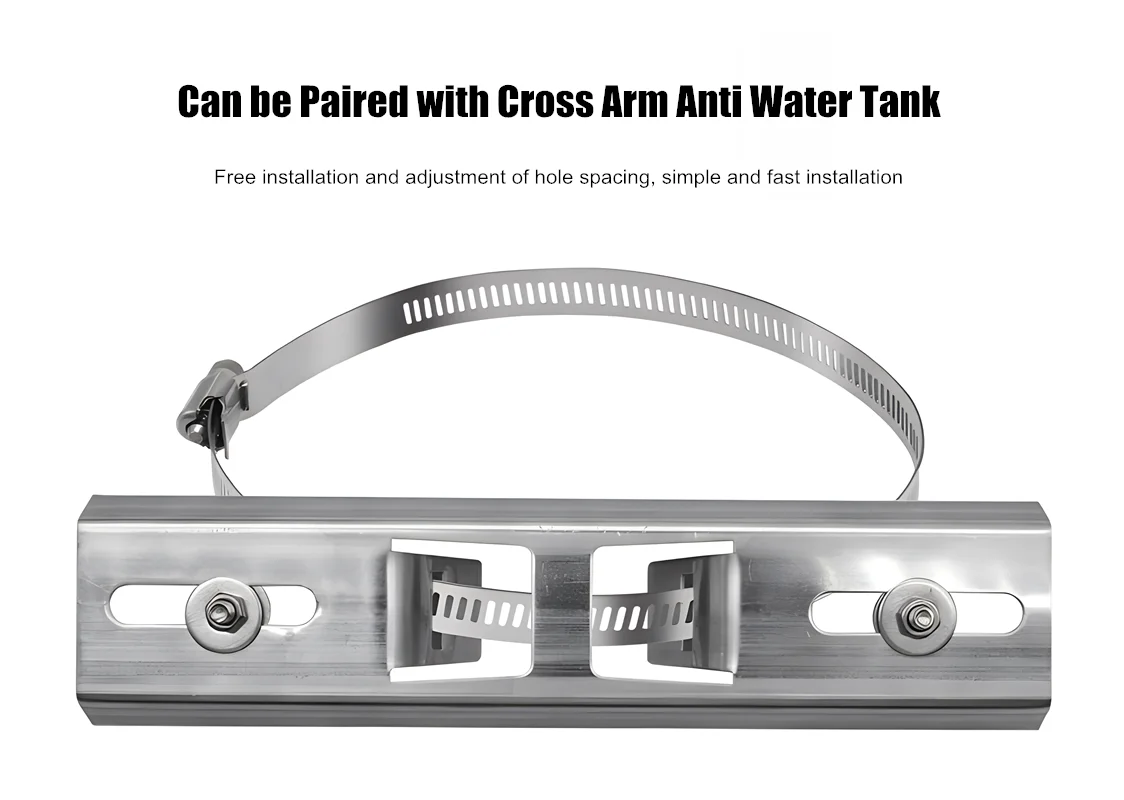 Surveillance Cctv Camera Pole/Kolom Montagebeugel Monitoring Lat Hoepel Ondersteuning Armatuur Rvs Plaat Houder