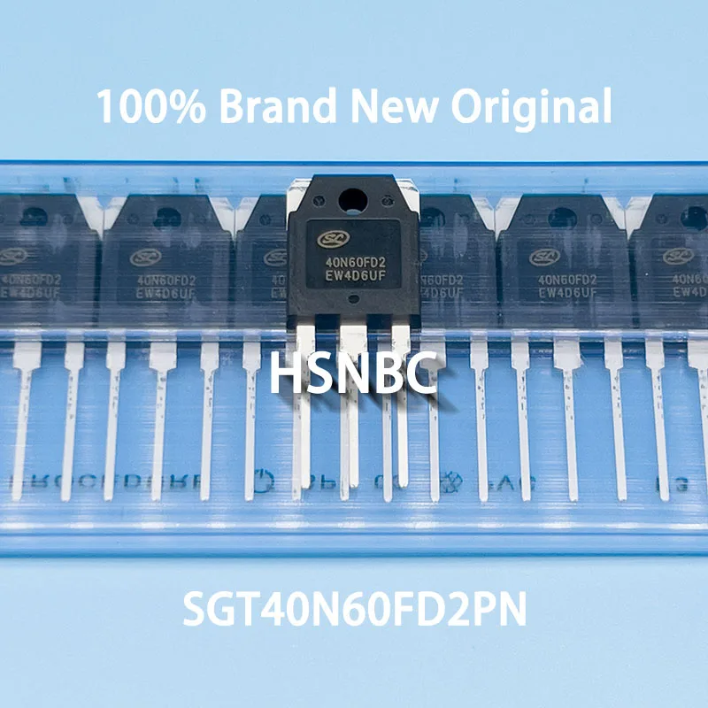 10Pcs/Lot SGT40N60FD2PN SGT40N60FD2 40N60FD2 40N60 TO-3P 600V 40A IGBT Power Transistor 100% New Original