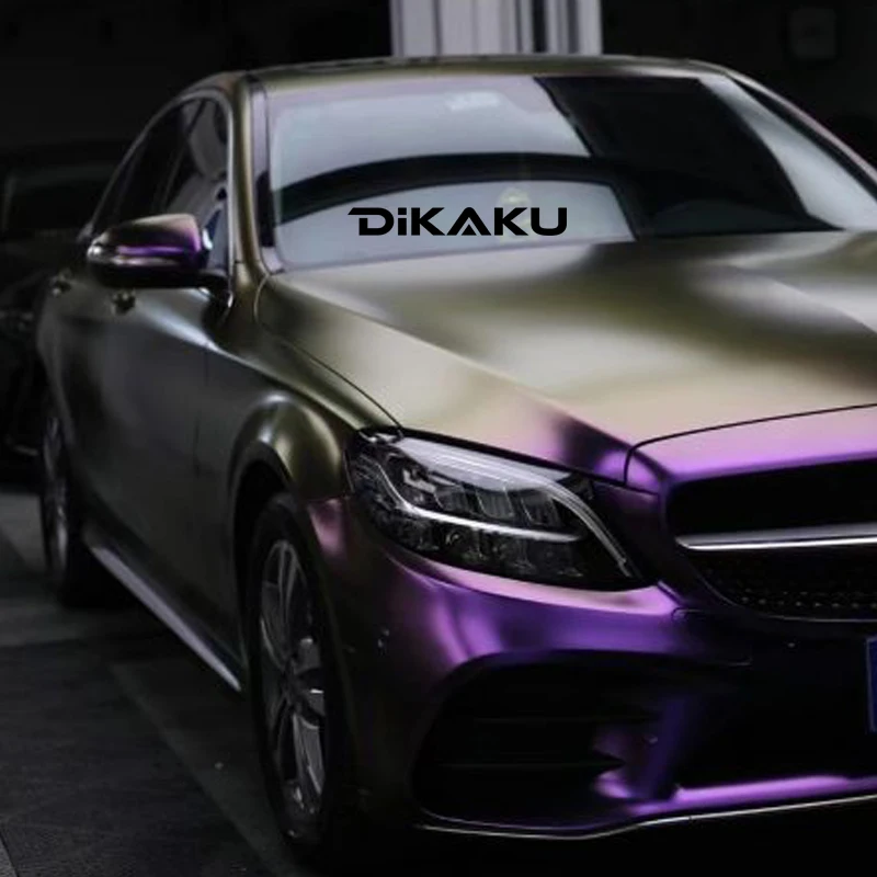 

Premium Stain Matte Chameleon Diamond Purple Brown Vinyl Wrap Foil With Air Free Bubble For Vehicle Car Wrapping Decal