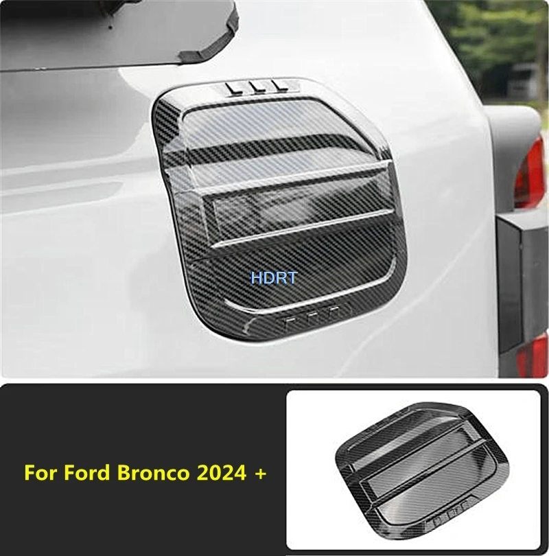

Fuel Tank Cover Oil Cap Gas Trim Frame For Ford Bronco 2024 + Car Styling Protector Decoration Accessories Exterior Sticker