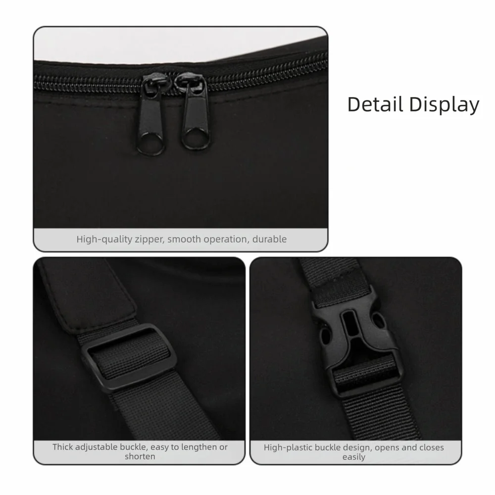 Fashionable Nylon Material Crossbody Bag Large Capacity Korean Style Single Shoulder Bag Trendy Male Bag For Men