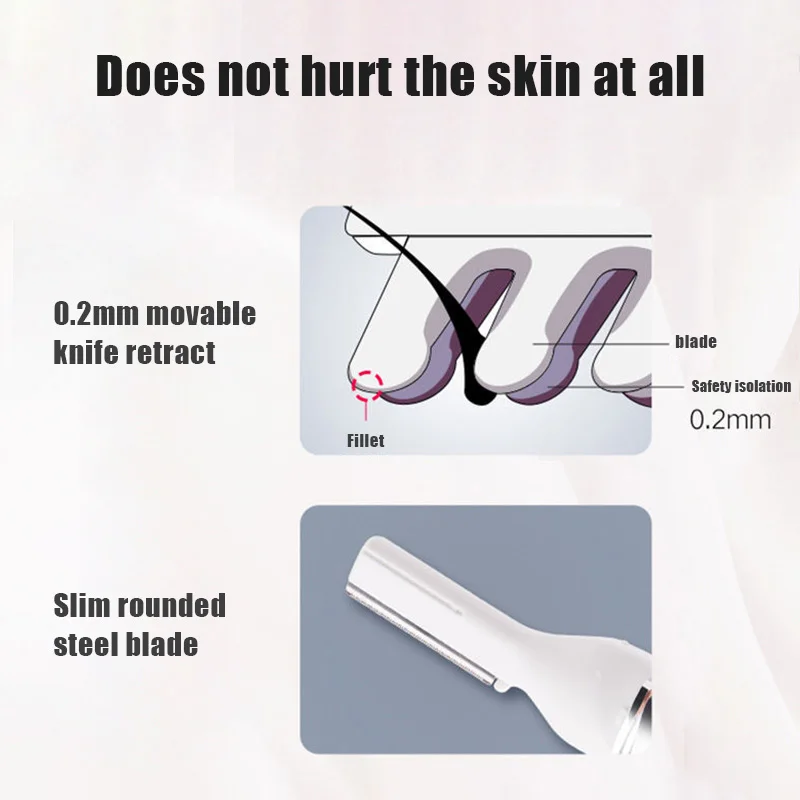 

Professional Hair Clippers Portable and Powerful Motivation for Morning Night Face Washing EIG88