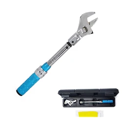 Adjustable Torque Wrench 5-25 NM 30mm Steel Open End Torque Wrench Interchangeable Head Torque Wrench Hand Tool For Car Repair