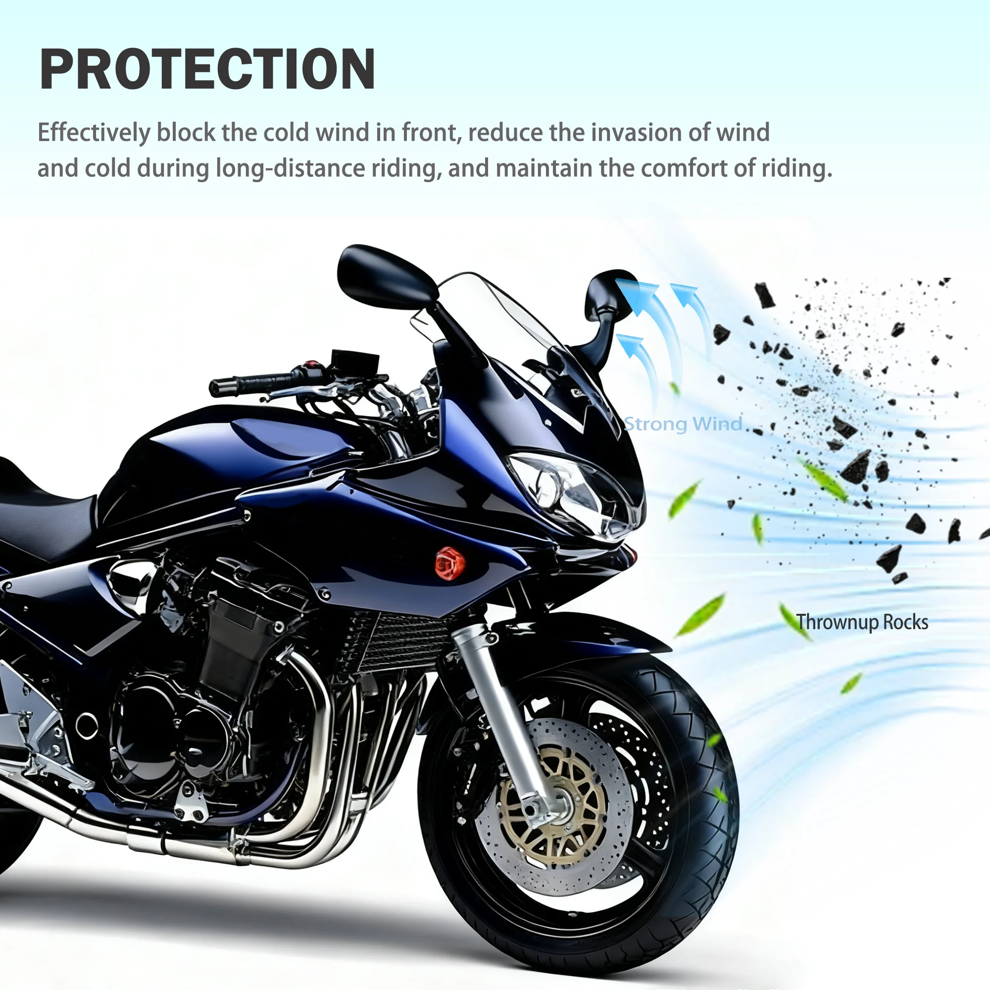 Racing Windshield Fit for Suzuki Bandit 1200 600 GSF1200 2001 - 2005 GSF600 2000 - 2005 2002 2003 2004 Windscreen Deflectors