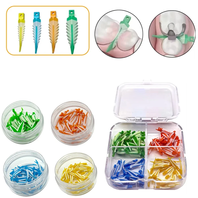 

Dental Composite Wedges Silicone Soft & Flexible For Tooth Cavity Filling Restoration To Prevent Overhangs