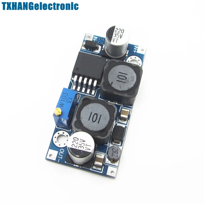 DC-DC Auto Boost Buck adjustable step down Converter Module Solar Voltage LM2577 diy electronics