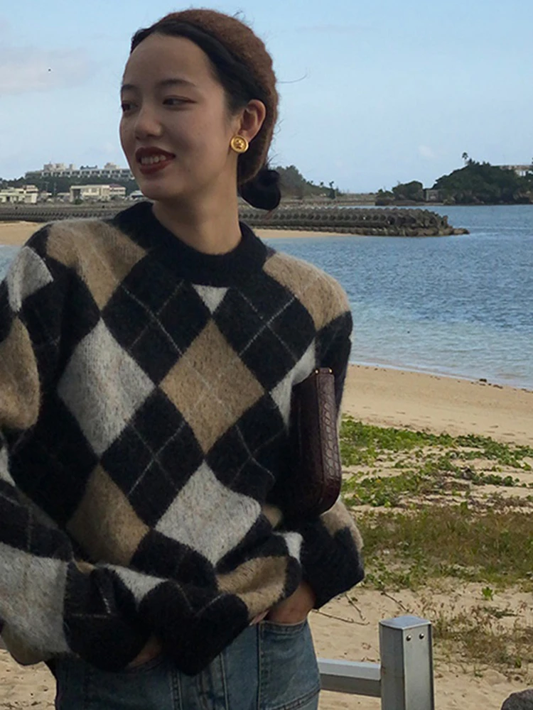 سترة نسائية لربيع 2025 من Thiened V-Ne بطبقة أساسية سترة معطف كسول Sle Top Sweet Sle Pure E-commerce Ss