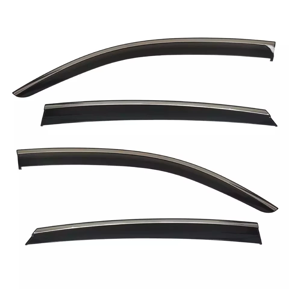 Injection Molded Side Window Visor, Direct Fit Easy Mount Sun & Rain Vent Shield for Chevrolet Orlando 2018 and Newer