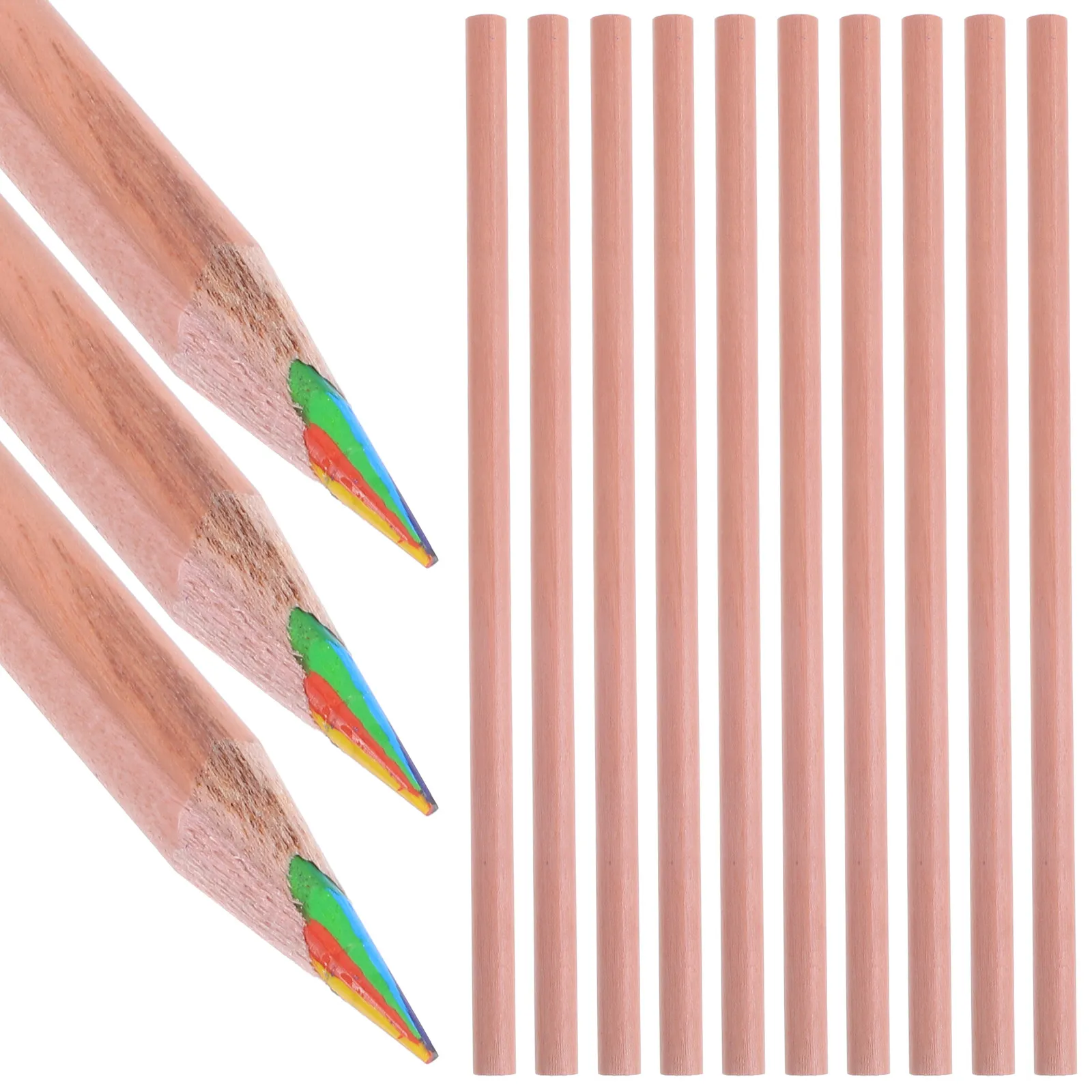

Набор из 20 мини-карандашей с радужными цветами, деревянные, портативные, для рисования, заметок, скетчинга и художественных проектов