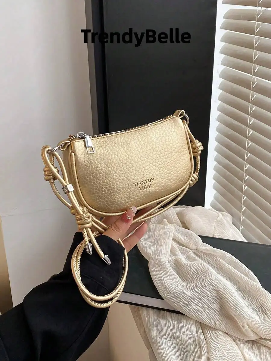 Mini Lychee Texture Crossbody Bag For Women, New Stylish Compact Daily Versatile Shoulder Bag - view 3