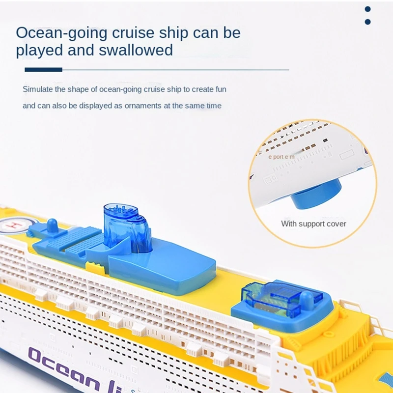 Nave modello per bambini nave a vapore elettrica giocattoli per bambini musica luce Ocean Liner barca da crociera bambini migliori giocattoli regalo di compleanno