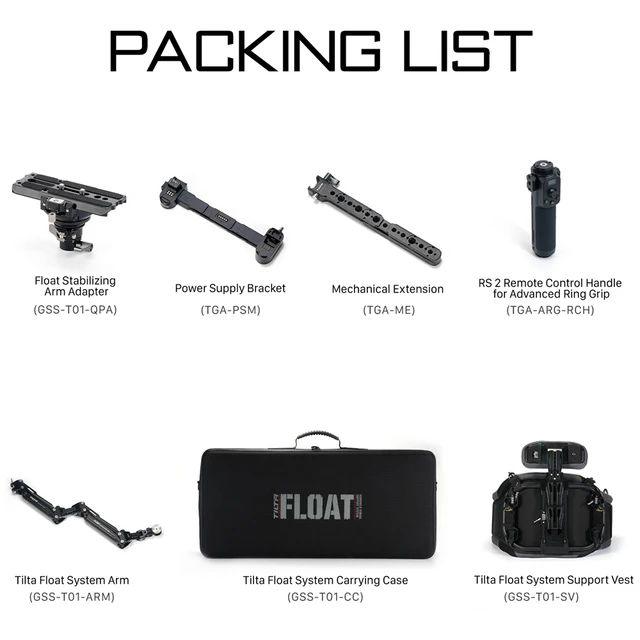 TILTA Float GSS-T01-V for RS 2 Gimbal Support System