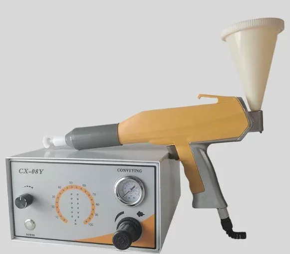 Experimental Testing Electrostatic Powder Coating System Machine Spraying Gun Equipment Electric Spray Gun Paint Sprayer