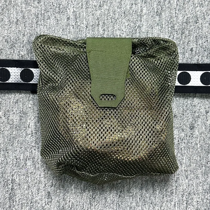 Taktische Folding Dump Pouch Kordelzug Magazin Utility Pouch Mesh Taille Tasche Roll Up Faltbare Recovery Tool Pack EDC Lagerung Tasche – Detail 16