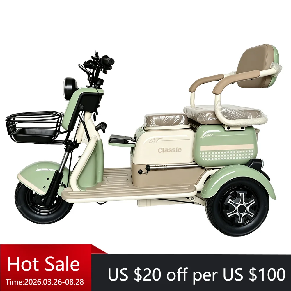 TC Three three-wheeled electric bicycles, open body, 600W power, directly supplied by Chinese factories