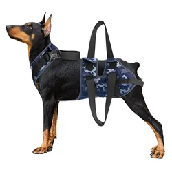 Dog Lift Harness for Back Legs Adjustable Pet Support Sling Help Weak Legs Stand Dog Walking Harness for Old Dog Injury Recovery