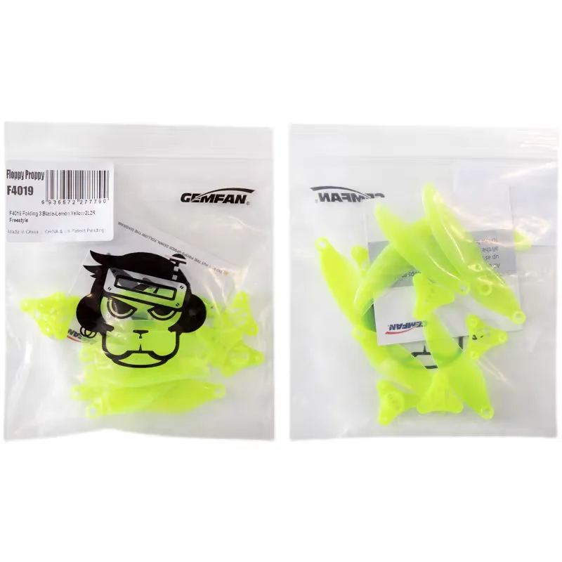 Gemfan F4019 Floppy Proppy 4019 4X1.9X3 3-Blade PC Folding Propeller for RC FPV Racing 4inch LR4 Micro Long Range Drones Parts