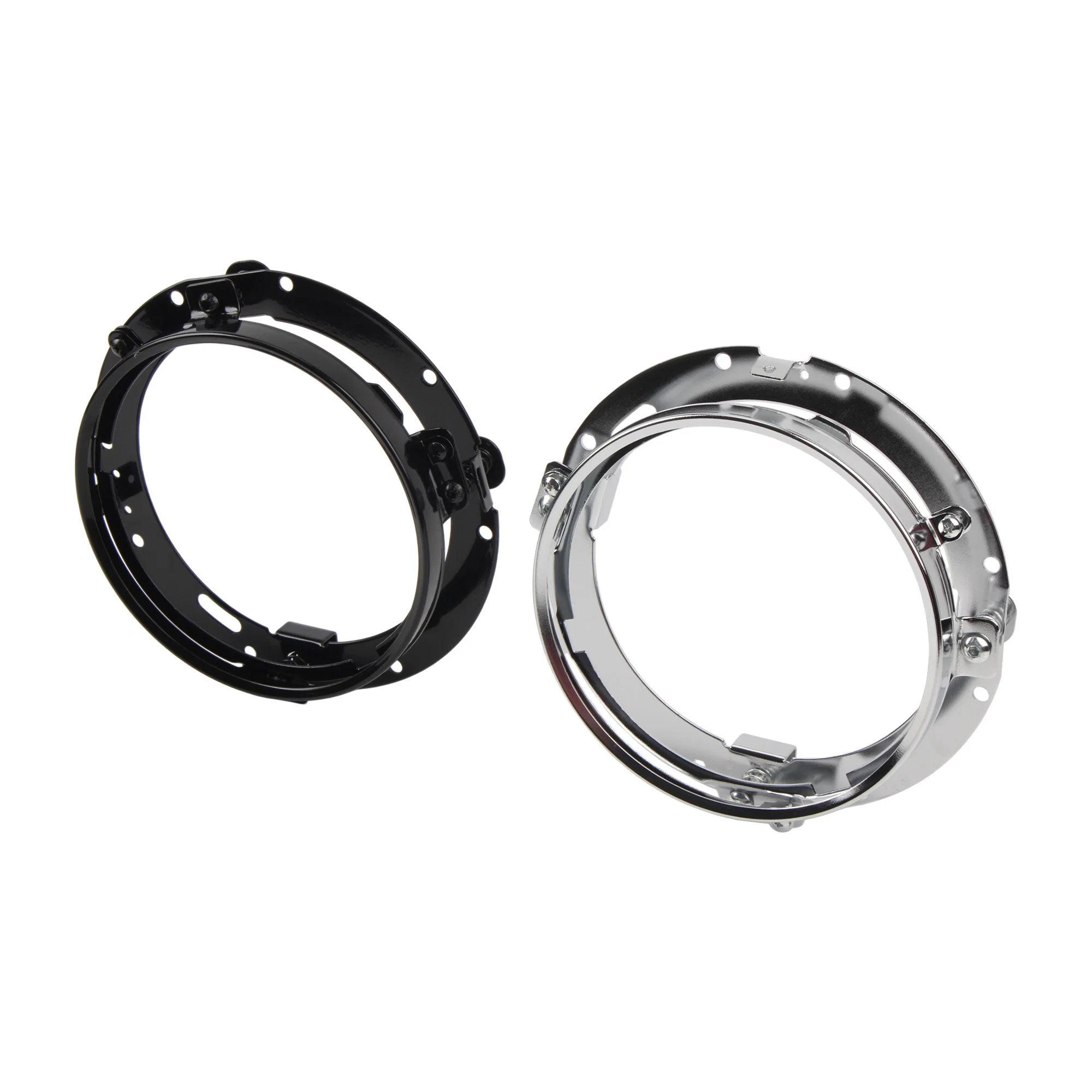 7 Zoll Runder LED-Scheinwerfer-Montagehalterungsring-Adapter für Harley Motorrad Jeep Wrangler Suzuki Samurai Scheinwerfer Modifiziert – Detail 20