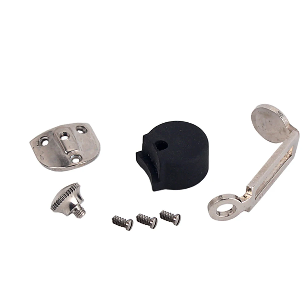

1 Set Clarinet Thumb Rest Finger Protector with Screws Clarinet Parts Woodwind Replacement Parts (Black)
