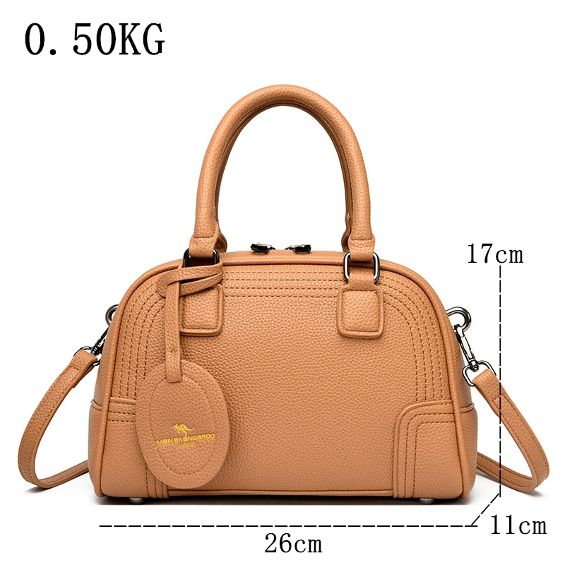 New Luxury Leather Women Handbags Female Large Capacity Shoulder Messenger Bag Fashion Ladies High Quality Casual Tote Bag 2024