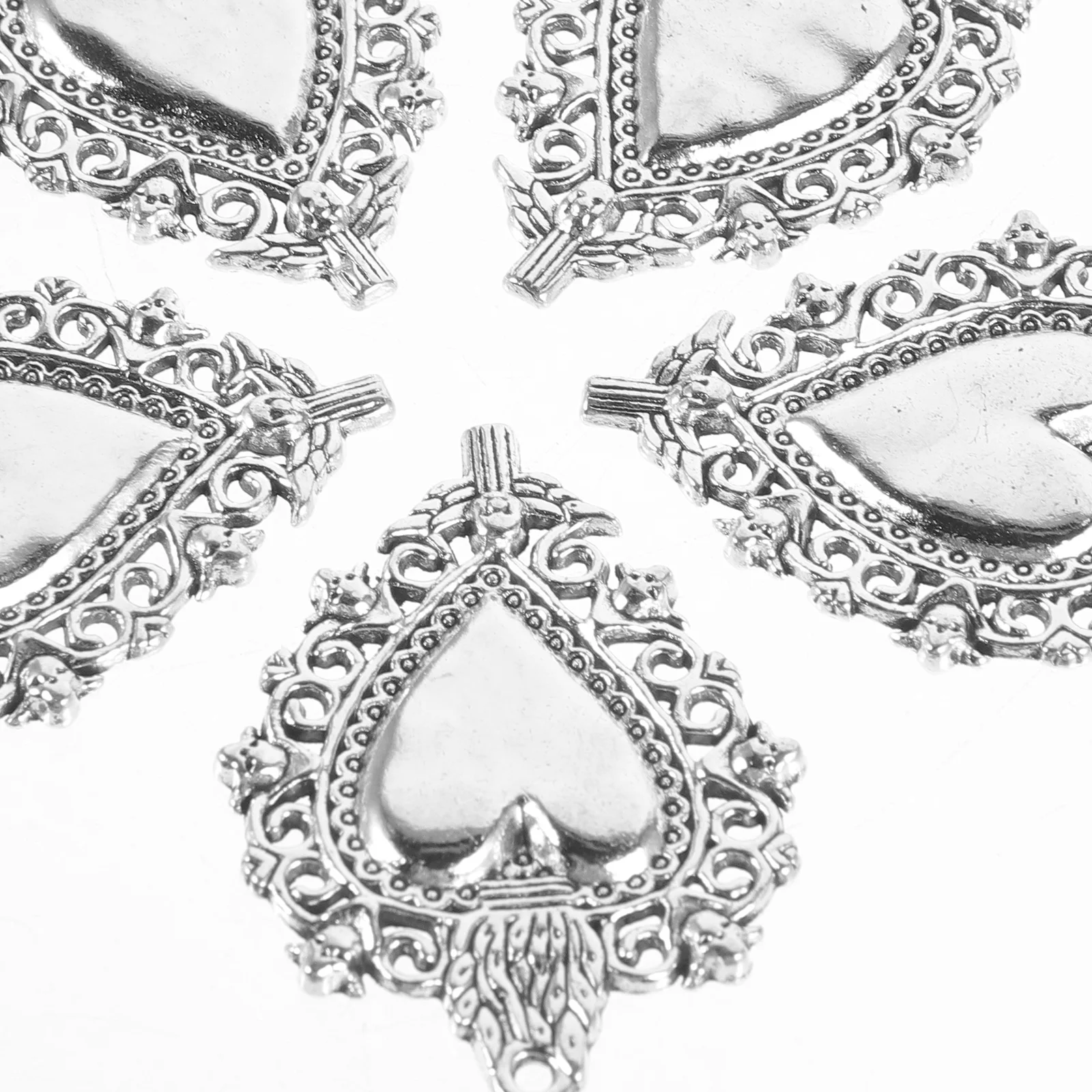 

Exquisite Halloween Pendant Love Ornaments Necklace Jewelry Charms Genuine Silver Alloy