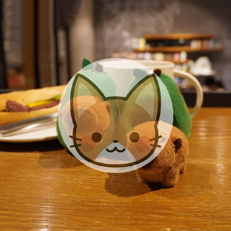 

10cm Creative Cute Avocado Capybara Plush Toy Capybara Doll Key Chain Plushie Capibala Pendant Holiday Gift Kawaii Fruit Doll