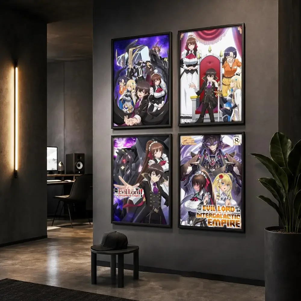 Anime I'm the E-Evil Lord of an Intergalactic E-Empire Poster Wall Art Print Sticker for Bedroom Living Room Modern Home Decor
