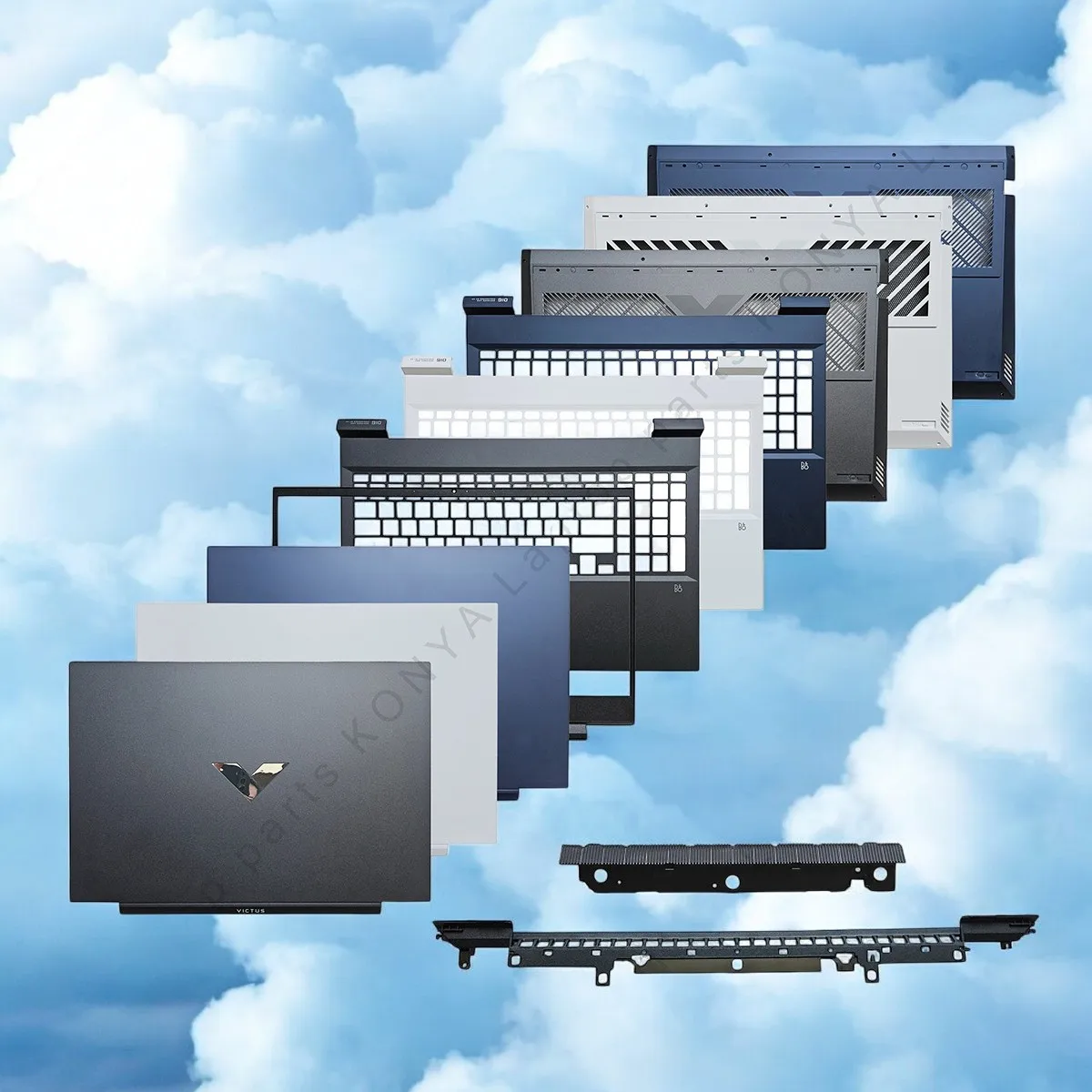 New Original For HP Victus 7 8 16-D 16-E TPN-Q263 TPN-Q264 Series Laptop LCD Back Cover/ Front Bezel/Palmrest/Bottom Case/Parts
