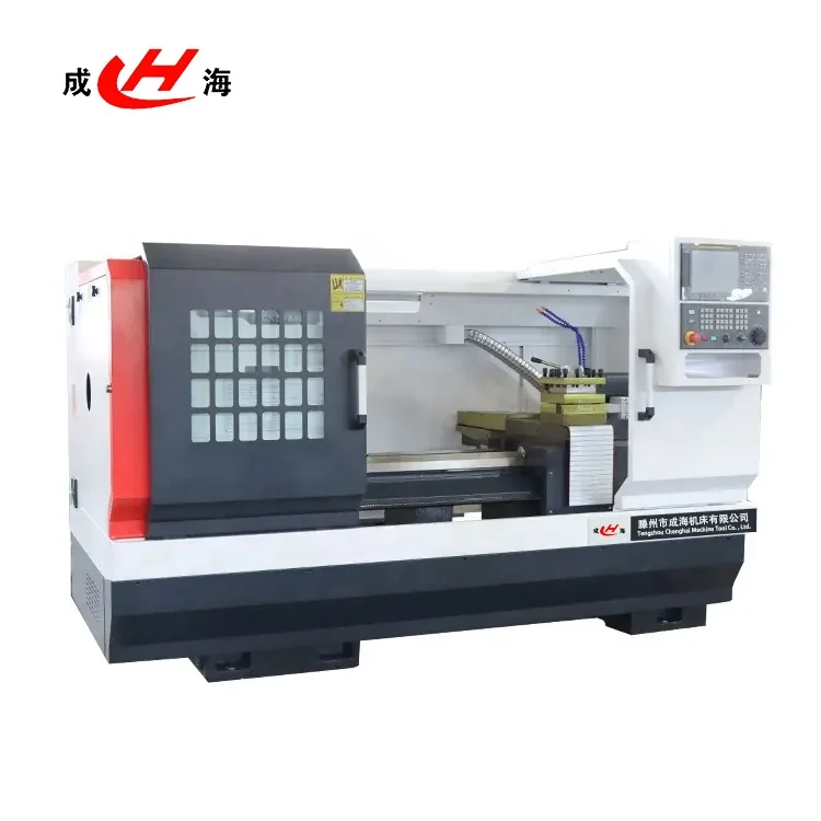 Cnc Lathe Machine Horizontal Flat Bed CK6150 Cnc Turning Machine Factory Sale