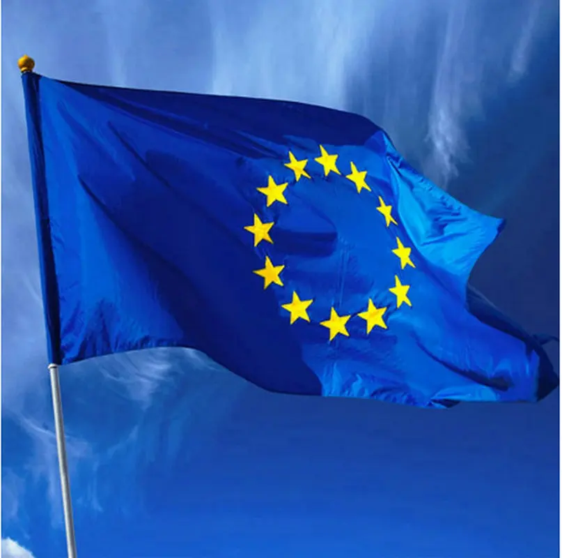 Large European Union EU Flag 90x150cm Euro Flag of Europe super-polyester emblem of the Council of Europe