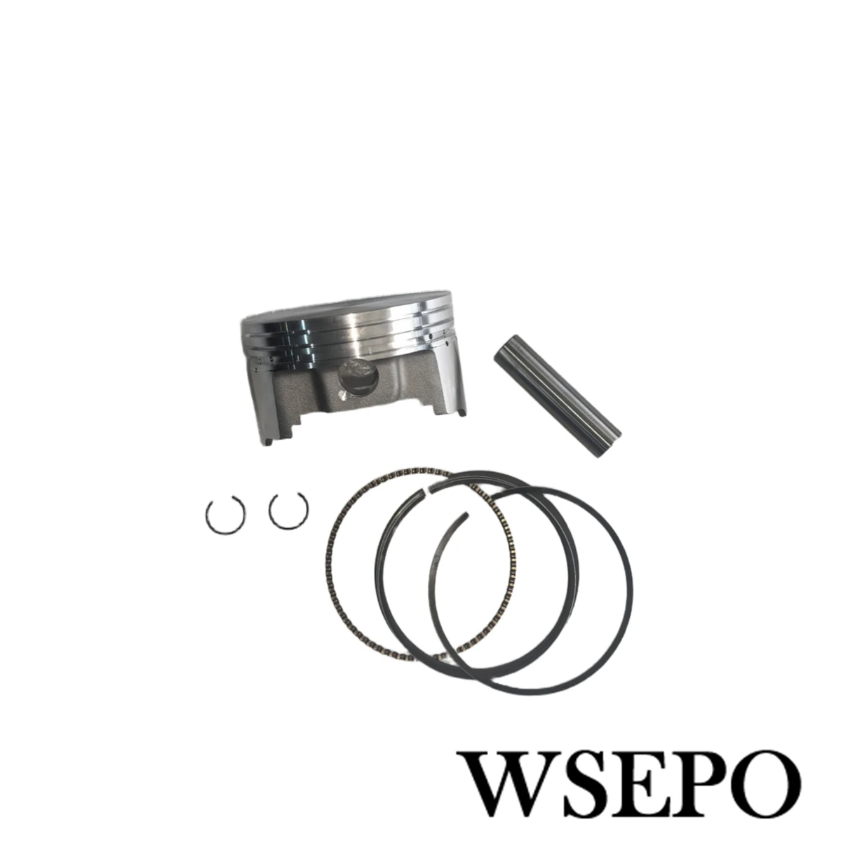 WSEPO Forged Piston Kit 13MM Pin Hole With Rings Ftis 72MM Bore 252CC 258CC Performance Race Gas Engine