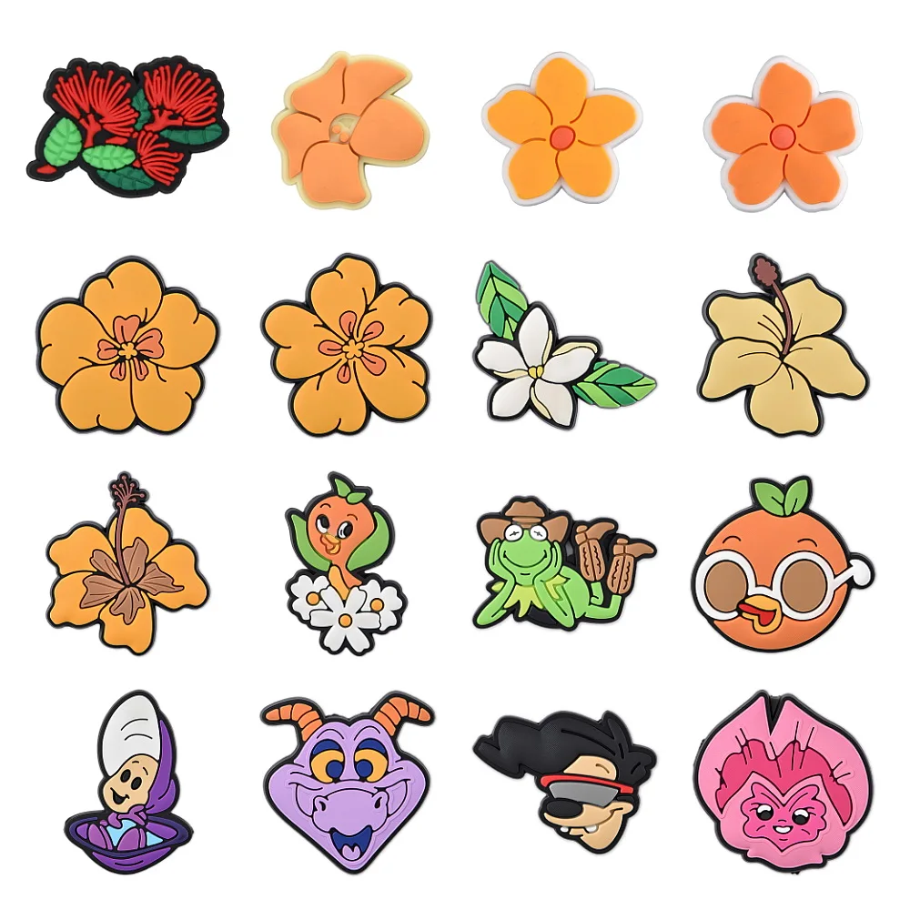 New Arrival Flower Charms For Clog Sandals Pvc Plant Frog Shoes Decoration 2026 Clog Pins Accessories Birthday Gifts Wholesale