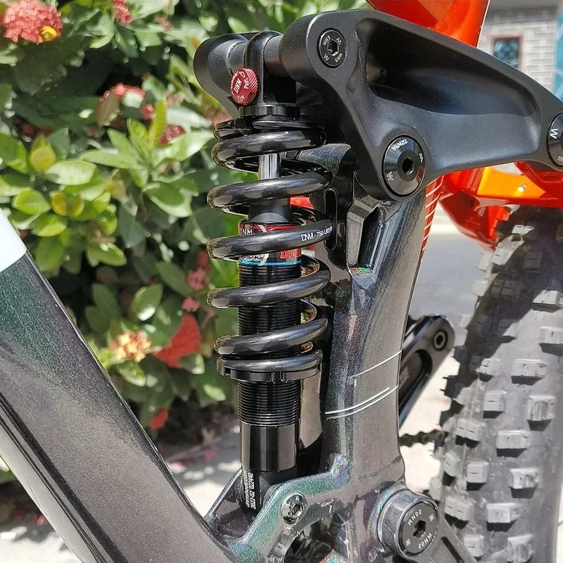 Регулируемый задний амортизатор DNM DV22AR 125/50/165/190/200 мм для электросамокатов и горных велосипедов, пружинный демпфер задней подвески