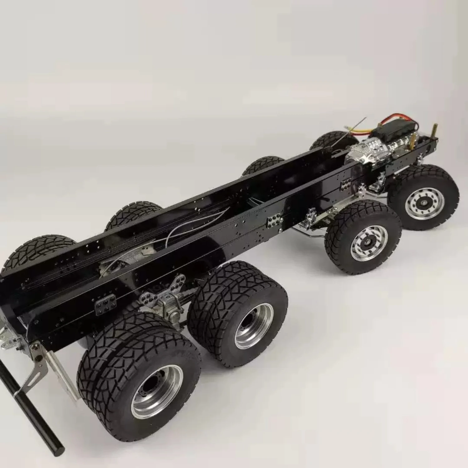 1/14 Scale Dedicated Dump Truck Chassis  Aluminum Alloy Material  Complete Rear Bumper Assembly  DIY Truck Model Accessories