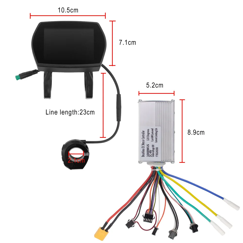 48V Controller & Dashboard For KUGOO G2 PRO Electric Scooter LCD Display Digital Meter Brushless DC Motor Controller Accessories