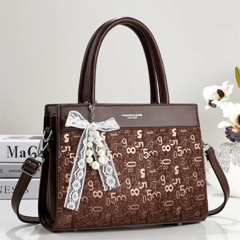 2026 New Women's Handbag Fashion High Quality Women's Crossbody Bag Classic Versatile Multi Functional Mom Storage Shopping Bag