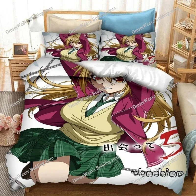 Home Textile Cartoons Battle Game in 5 Seconds Cover Duvet Cover Pillow Case Boy Girl Polyester Bedding Set King Queen Twin Size