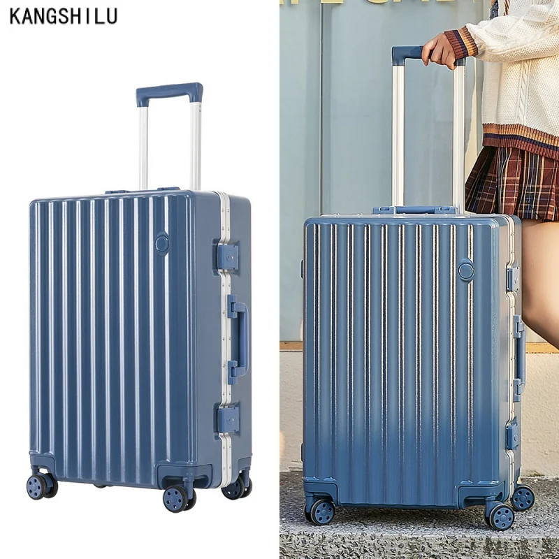 Neues Aluminium rahmen gepäck. Universal rad Herren-und Damen schüler Passworts chloss Boarding Box Reisekoffer mit Rädern.