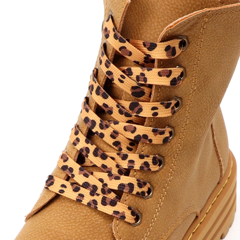 1 paar Flache Schnürsenkel Für Turnschuhe Druck Tier Leopard Zebra Schlange Schnürsenkel Kreative Unisex Casual Leinwand Schnürsenkel 100CM