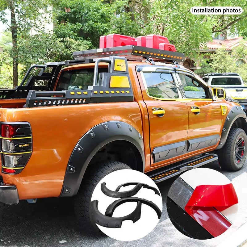 Hot Selling Wholesale Abs Wheel Eyebrow Arch Wide Car Fender Flares Automobile Fender Fit for Ranger