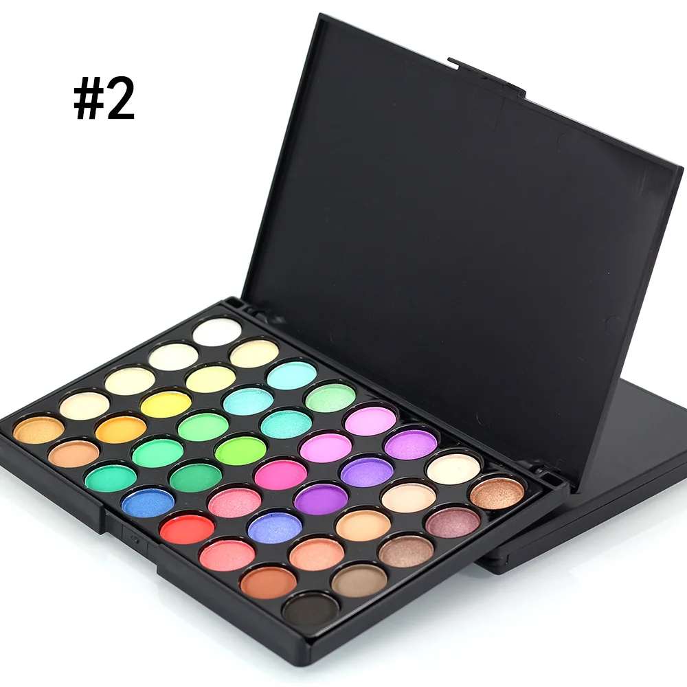 Professionelle 40 farben Matte Farbe Pigmente Bilden Lidschatten Glitter Matte Wasserdicht Make-Up Lidschatten Nude Palette