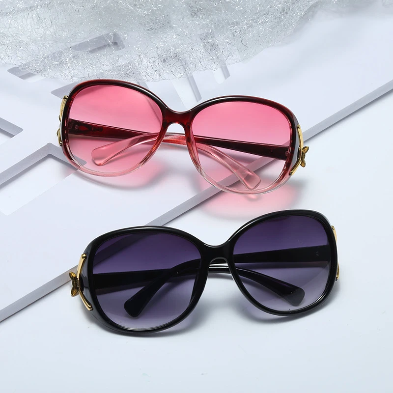 Circular Frame Gradient Color Women\'s Sunglasses Eyepieces Glasses Vintage Sunglass Popular Outdoor Men\'s Polarized Trend Trends