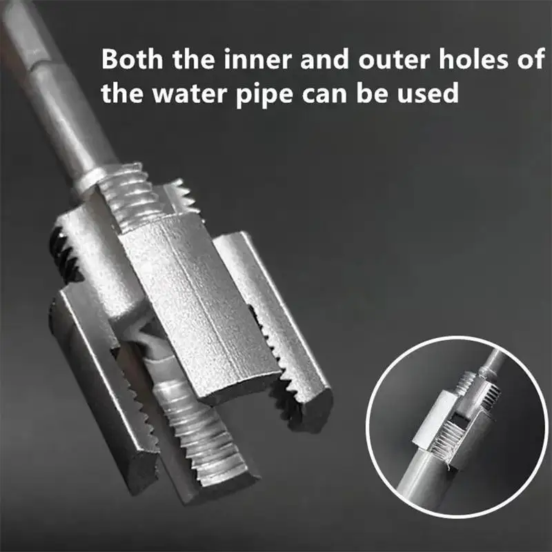 [G] 1/2inch 3/4inch PPR/PVC Water Pipe Threader Tapping ToolInternal Thread External Thread Integrated Water Pipe Wire Opener