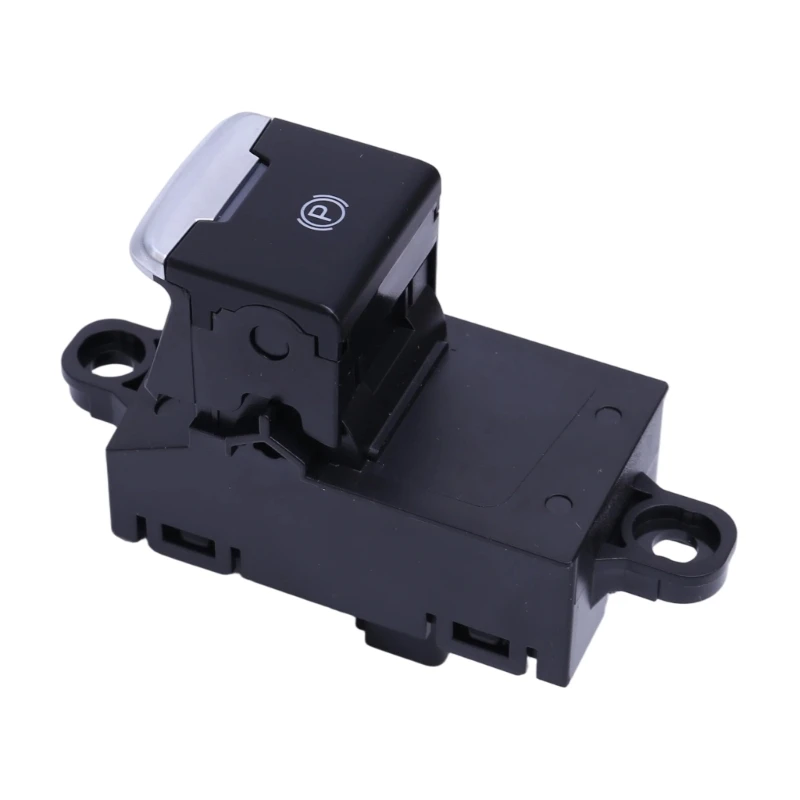 KA0G-66-EP0 12 V Parking Brake Control with Electronic Control Symbol, Black ABS Housing, Round Mounting Eyelet, Molded Side