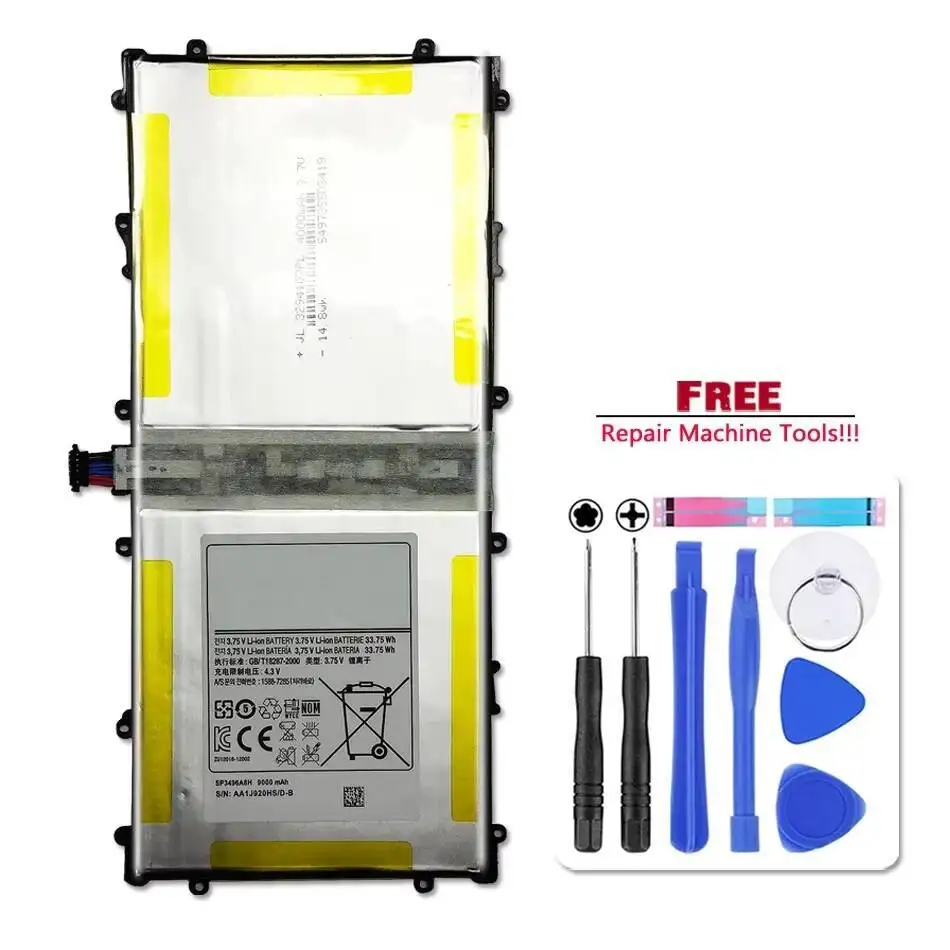 

7300mAh-9000mAh Tablet Battery SP3496A8H EB-BT567ABA For Samsung Google for Nexus 10 GT-P8110 for Galaxy Tab E 9.6 SM T567 T567V