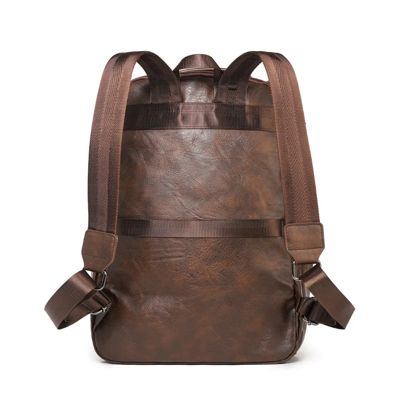 Vintage Men's Backpack Large Capacity Travel Backpacks Men Multiple Compartments Business Laptop Backpacks Male Schoolbags