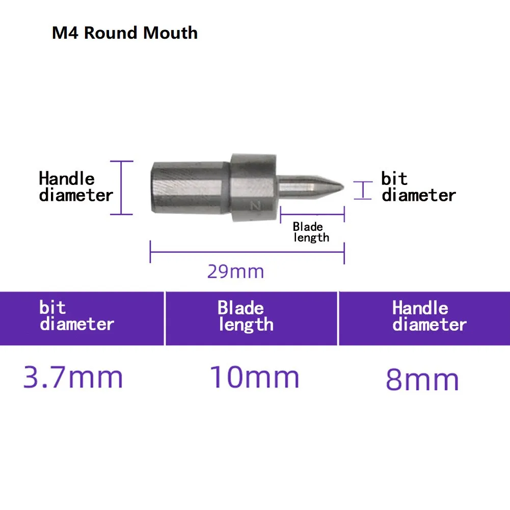 Energy Thermal Friction Drill Bit M3/M4/M5 Flat Type Frictiondrill For Metal Processing Round Type Frictiondrill 1 Pcs